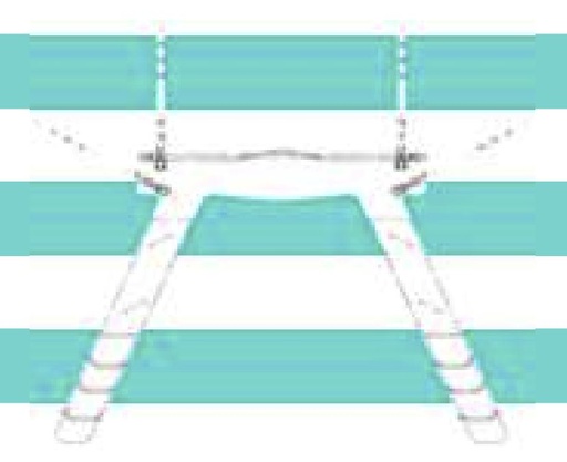 HighStar Hygiene (Toileting) Sling w/o head support - Polyester Fabric