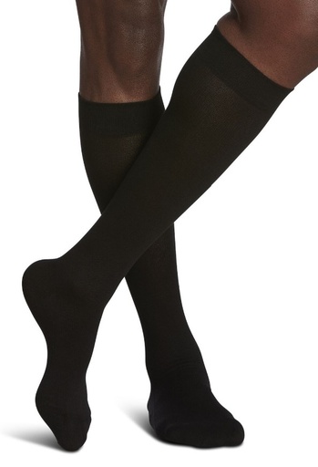 Sigvaris 20-30mmHg Womens Sea Island Cotton Closed Toe Knee High Compression Socks