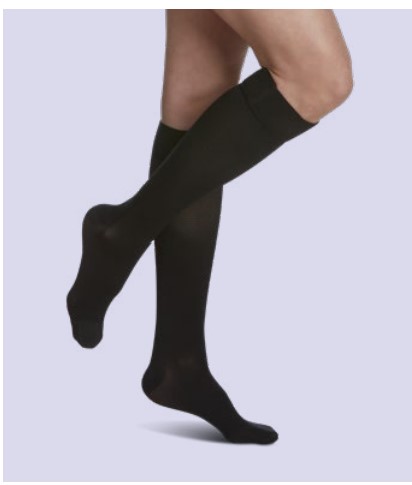 Sigvaris Womens Essential Opaque 20-30 mmHg Closed Toe Knee High Compression Socks