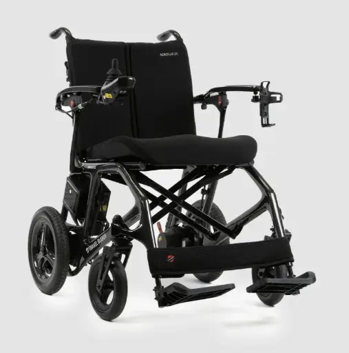 [40000019966] Travel Buggy Aerolux 2C Folding Lightweight Carbon Fiber Power Wheelchair